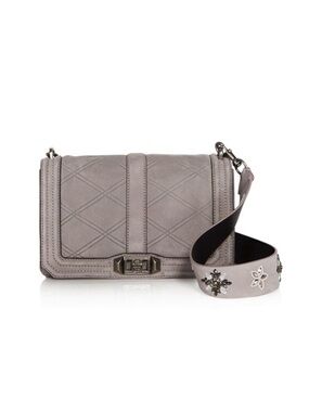 Rebecca Minkoff Love Crossbody + Crystal Guitar Strap